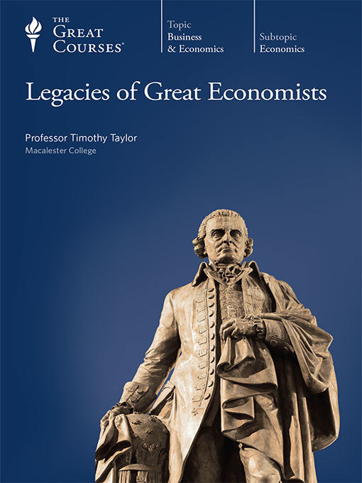 Title details for Legacies of Great Economists by Timothy Taylor - Available